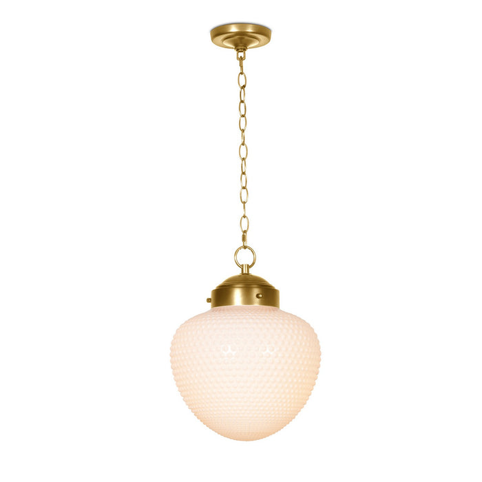 Regina Andrew One Light Pendant from the Cole collection in Natural Brass finish