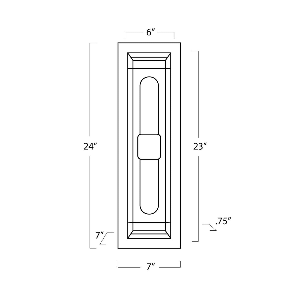 Regina Andrew - 17-1031 - Two Light Wall Sconce - Montecito - Black