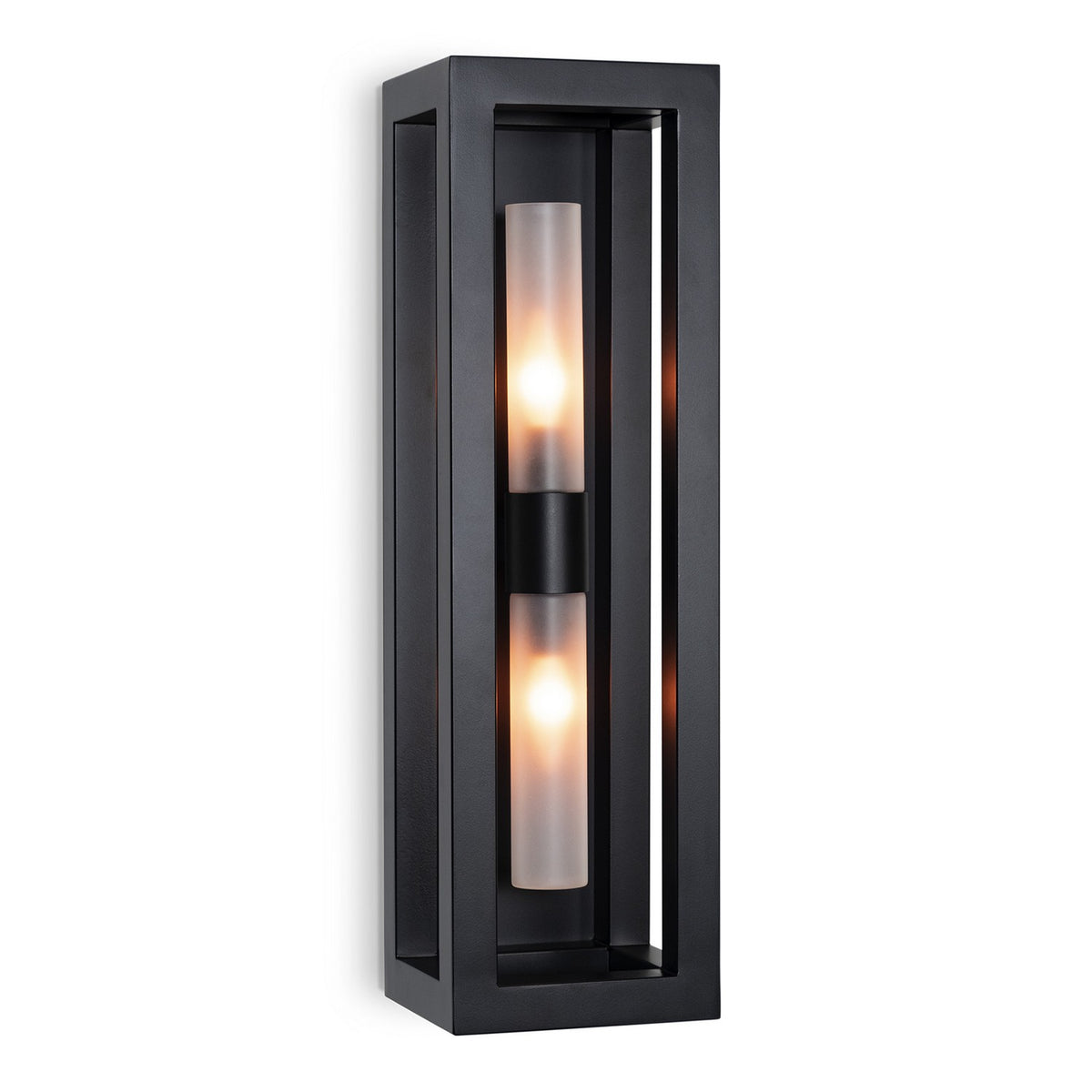 Regina Andrew Two Light Wall Sconce from the Montecito collection in Black finish