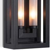 Regina Andrew - 17-1032 - Two Light Wall Sconce - Montecito - Black