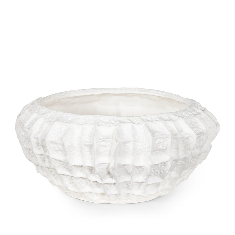 Regina Andrew Bowl from the Caspian collection in White finish