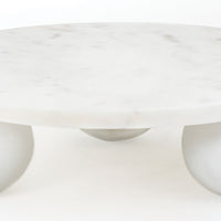 Regina Andrew - 20-1535WT - Marble Plate - Marlow - White