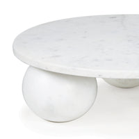 Regina Andrew - 20-1537WT - Marble Plate - Marlow - White