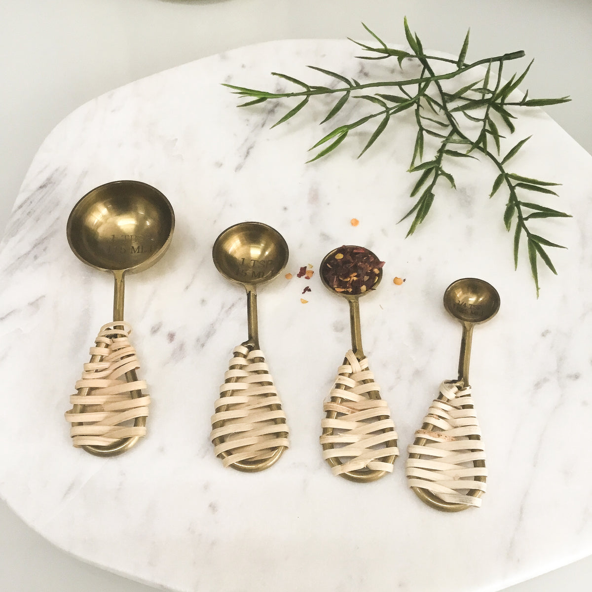 Design Shop Measuring Spoon Jute Set