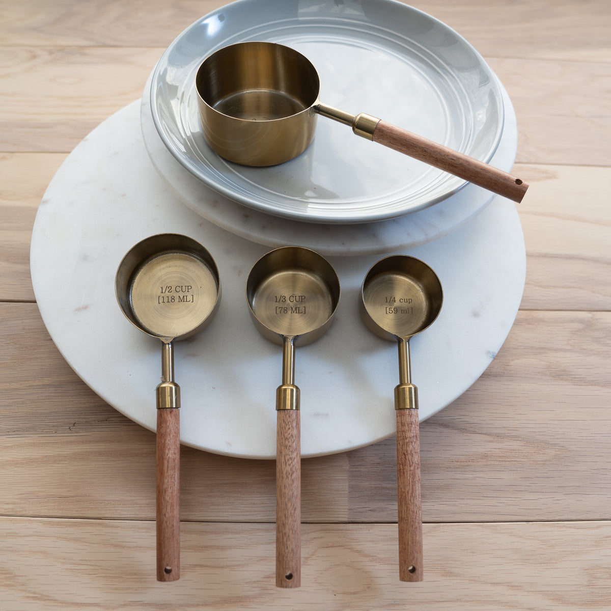 Design Shop Measuring Cup w/ Wood Handle
