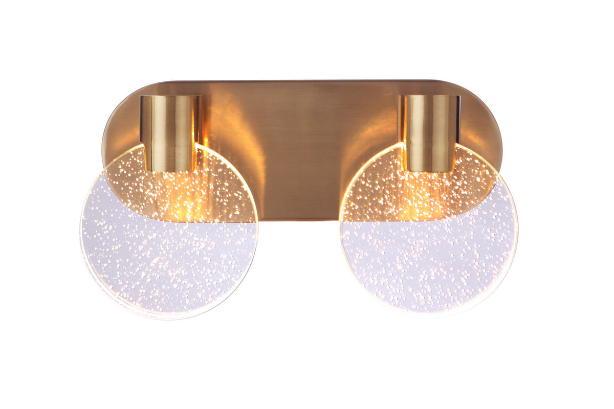 Craftmade - 15114SB-LED - LED Vanity - Glisten - Satin Brass