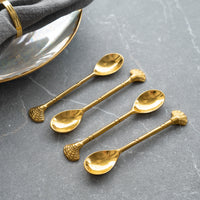 Design Shop Brass Coffe Spoon Set
