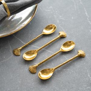 Design Shop Brass Coffe Spoon Set