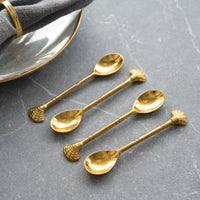Design Shop Brass Coffe Spoon Set