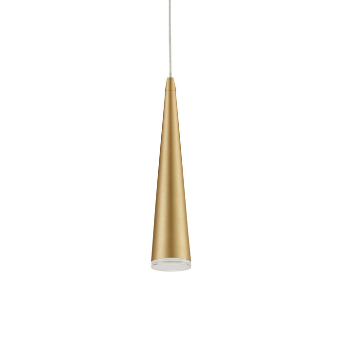 Kuzco Lighting LED Pendant from the Mina collection in Black|Brushed Gold|Brushed Nickel|White finish