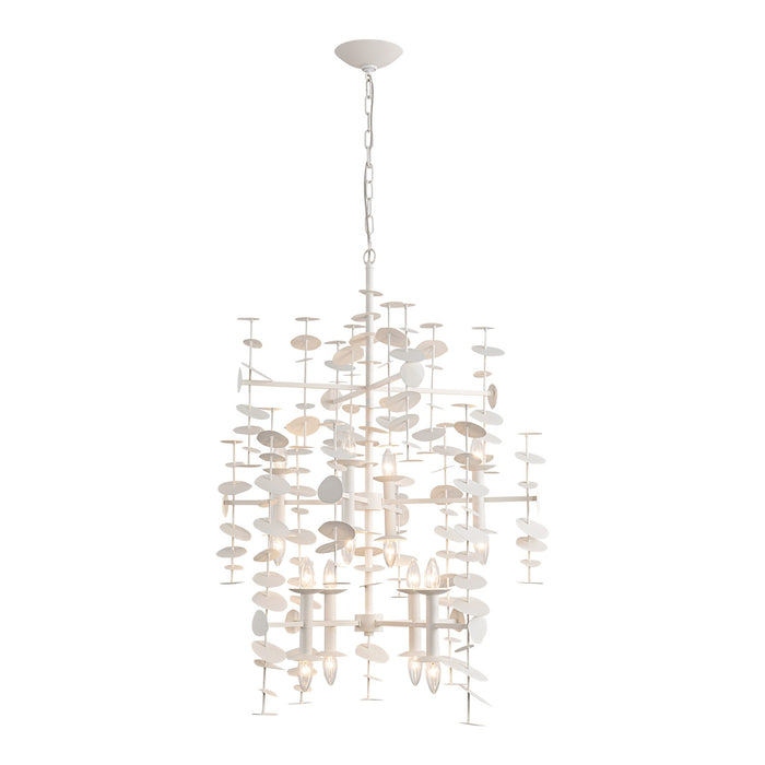 Alora 16 Light Chandelier from the Yukari collection in Matte White finish