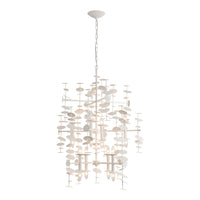 Alora 16 Light Chandelier from the Yukari collection in Matte White finish