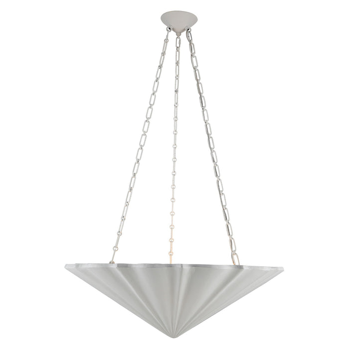 Alora Four Light Chandelier from the Martine collection in Antique White finish