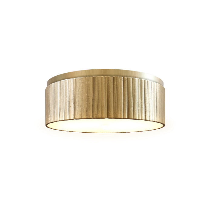 Alora LED Flush Mount from the Kensington collection in Urban Bronze|Vintage Brass finish