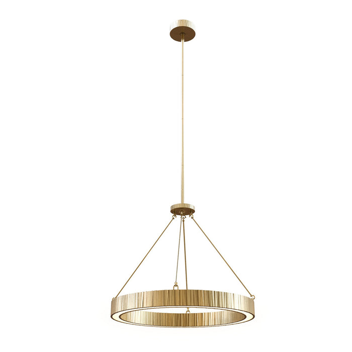 Alora LED Island Pendant from the Kensington collection in Urban Bronze|Vintage Brass finish