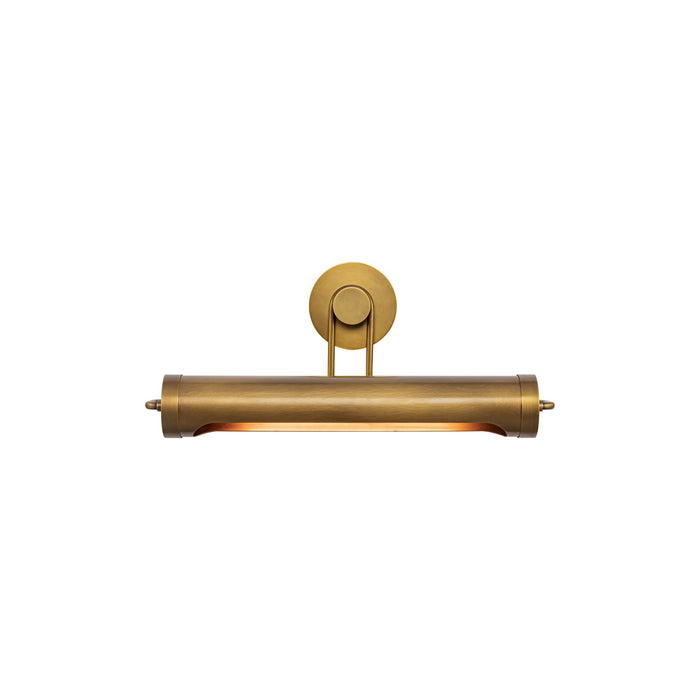 Alora Two Light Picture Light from the Wynwood collection in Vintage Brass finish