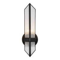 Alora - WV332904UBCR - One Light Wall Sconce - Cairo - Urban Bronze/Ribbed Glass