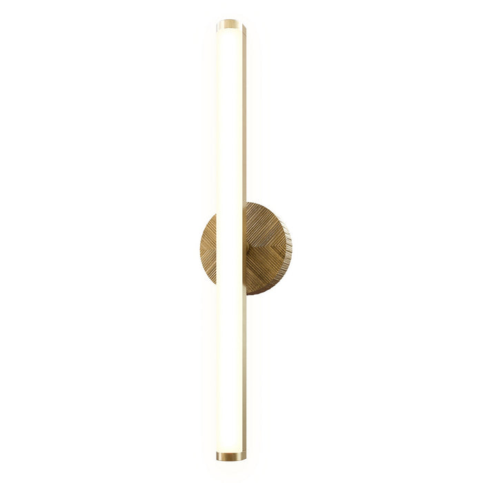 Alora LED Bathroom Fixture from the Kensington collection in Urban Bronze|Vintage Brass finish