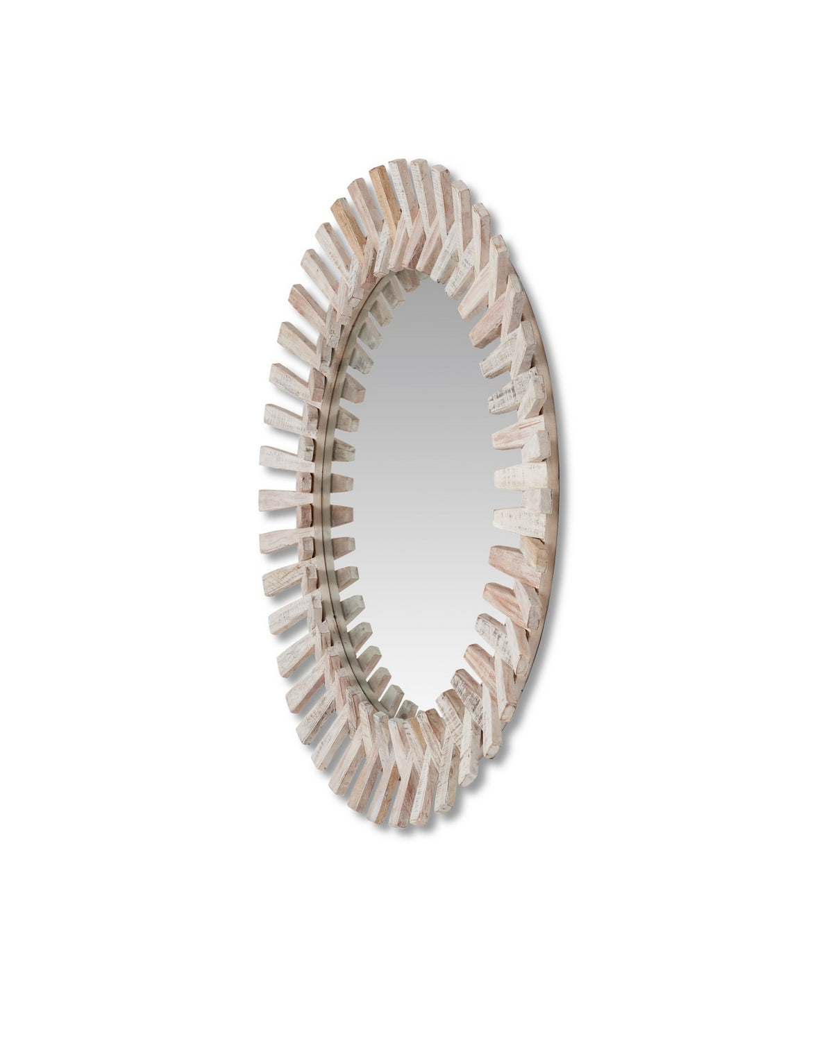 Currey and Company - 1000-0133 - Mirror - Diza - Whitewash
