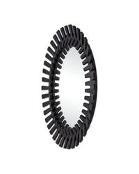 Currey and Company - 1000-0134 - Mirror - Diza - Black