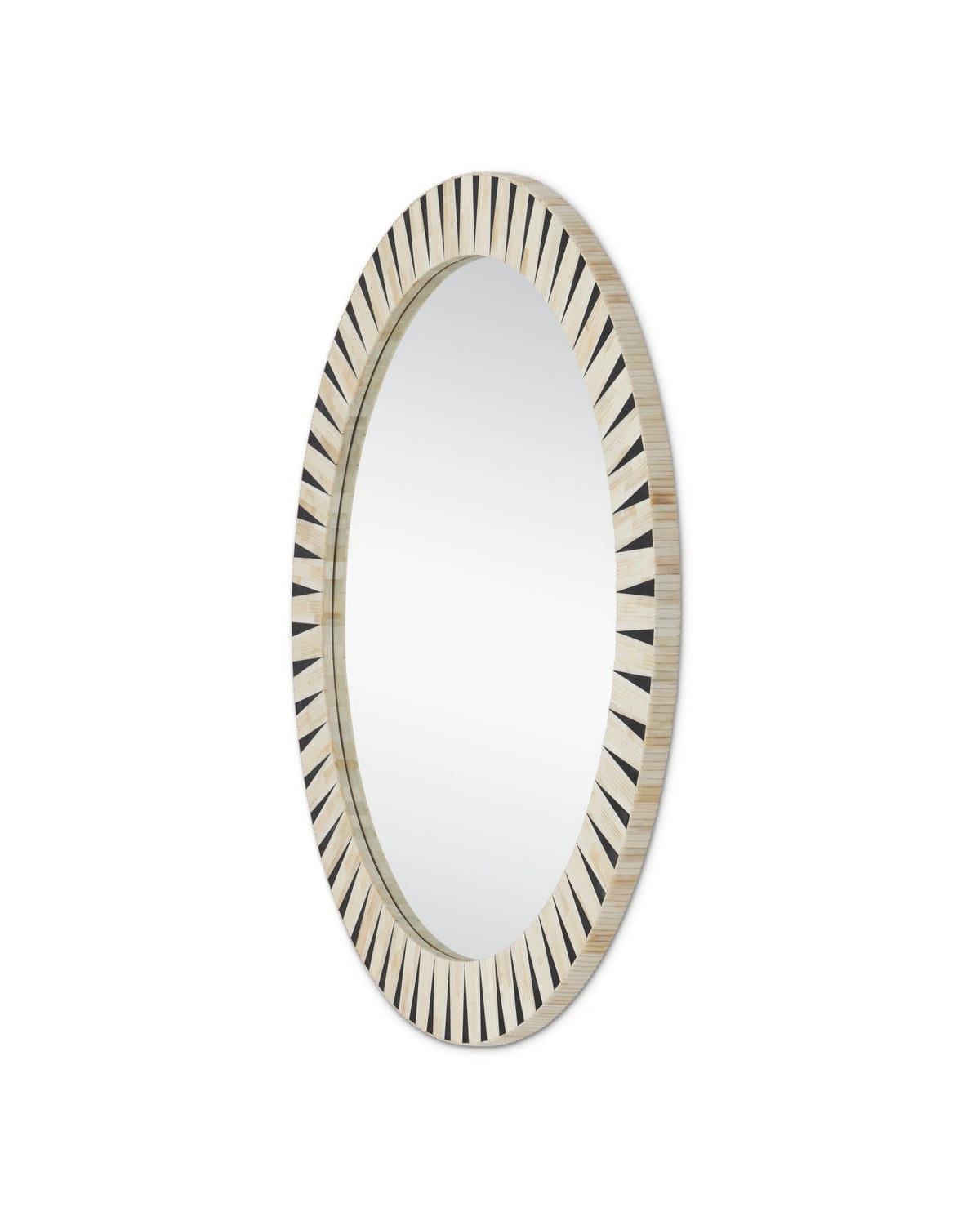 Currey and Company - 1000-0137 - Mirror - Arvi - Natural/Black