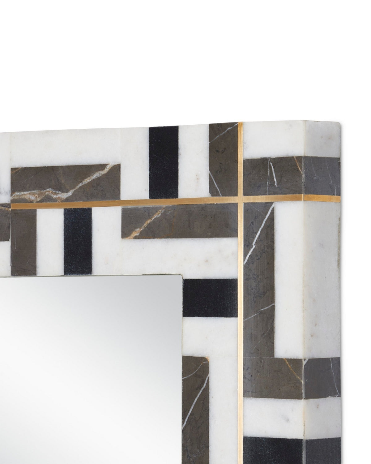 Currey and Company - 1000-0138 - Mirror - Gentry - Natural/Brass