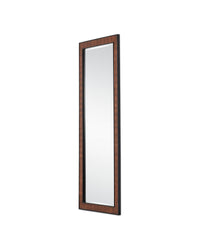 Currey and Company - 1000-0144 - Floor Mirror - Dorian - Kona/Black