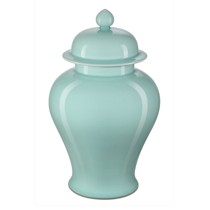 Currey and Company Jar from the Celadon collection in Celadon Green finish
