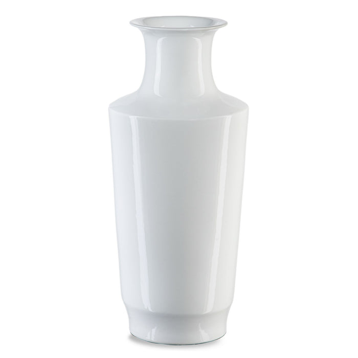Currey and Company Vase from the Imperial collection in Imperial White finish