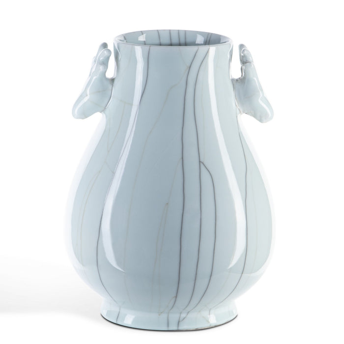 Currey and Company Vase from the Celadon collection in Celadon Crackle finish