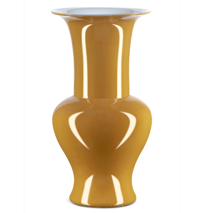 Currey and Company Vase from the Imperial collection in Yellow finish