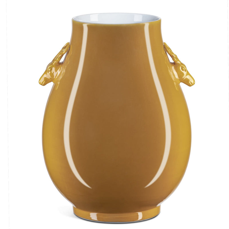 Currey and Company Vase from the Imperial collection in Yellow finish