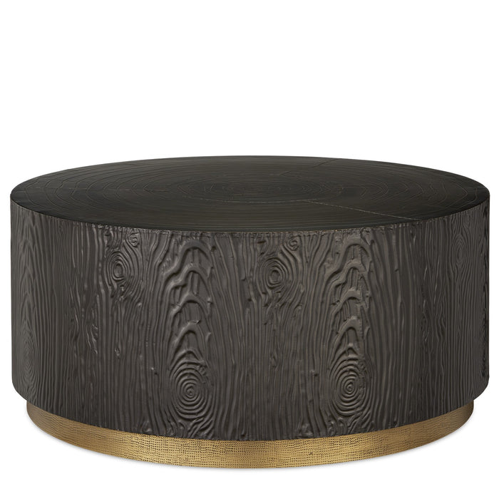 Currey and Company Cocktail Table from the Terra collection in Bronze/Brass finish