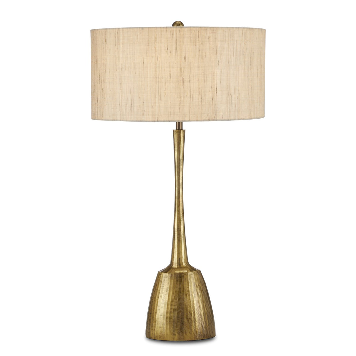 Currey and Company - 6000-0861 - One Light Table Lamp - Cheenee Brass Table Lamp - Antique Brass