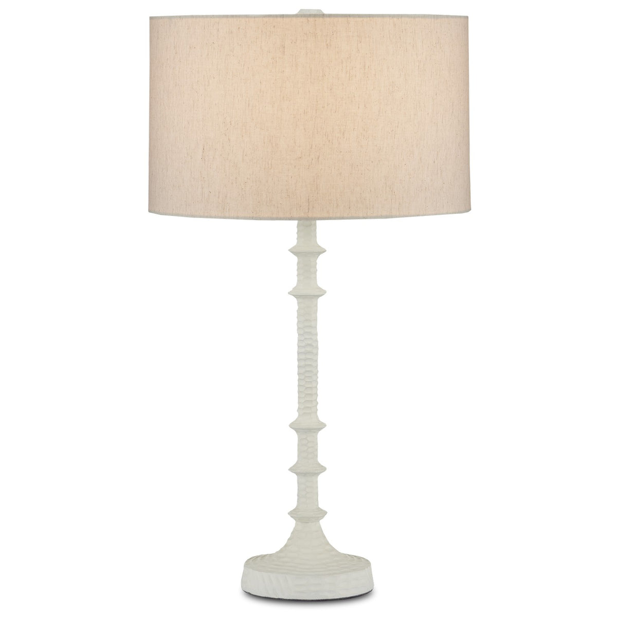 Currey and Company - 6000-0868 - One Light Table Lamp - Gallo - Gesso White