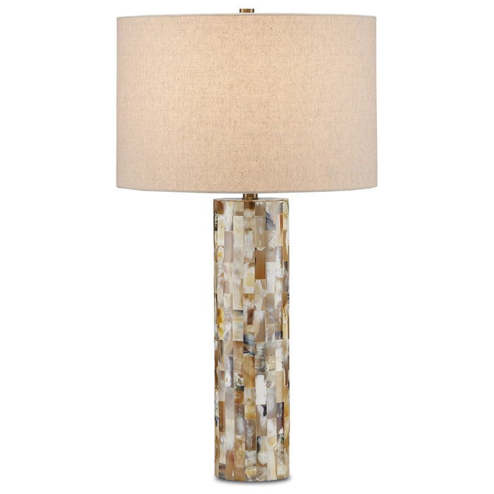 Currey and Company One Light Table Lamp from the Colevile collection in Natural finish