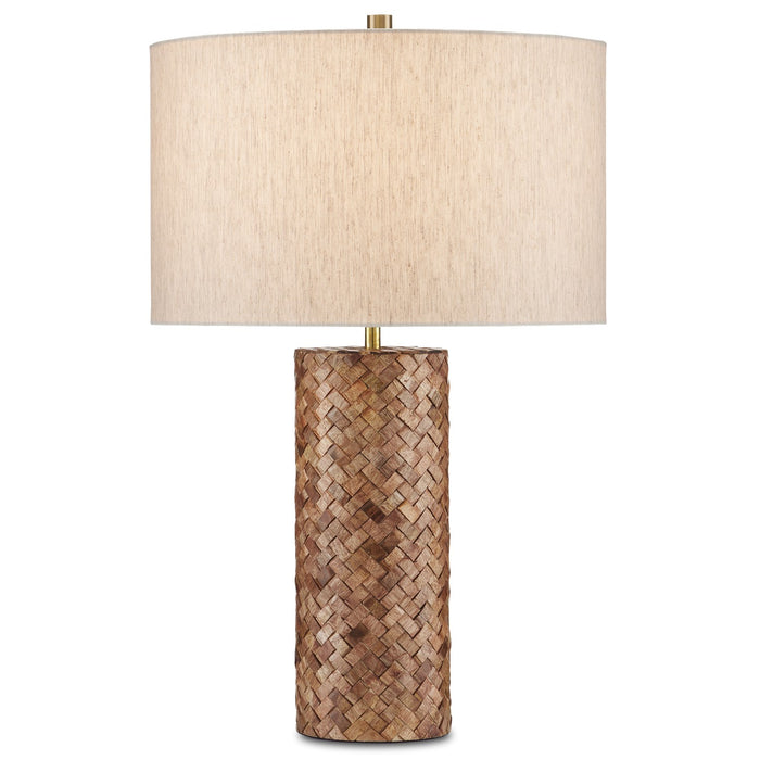 Currey and Company One Light Table Lamp from the Meraki collection in Natural finish