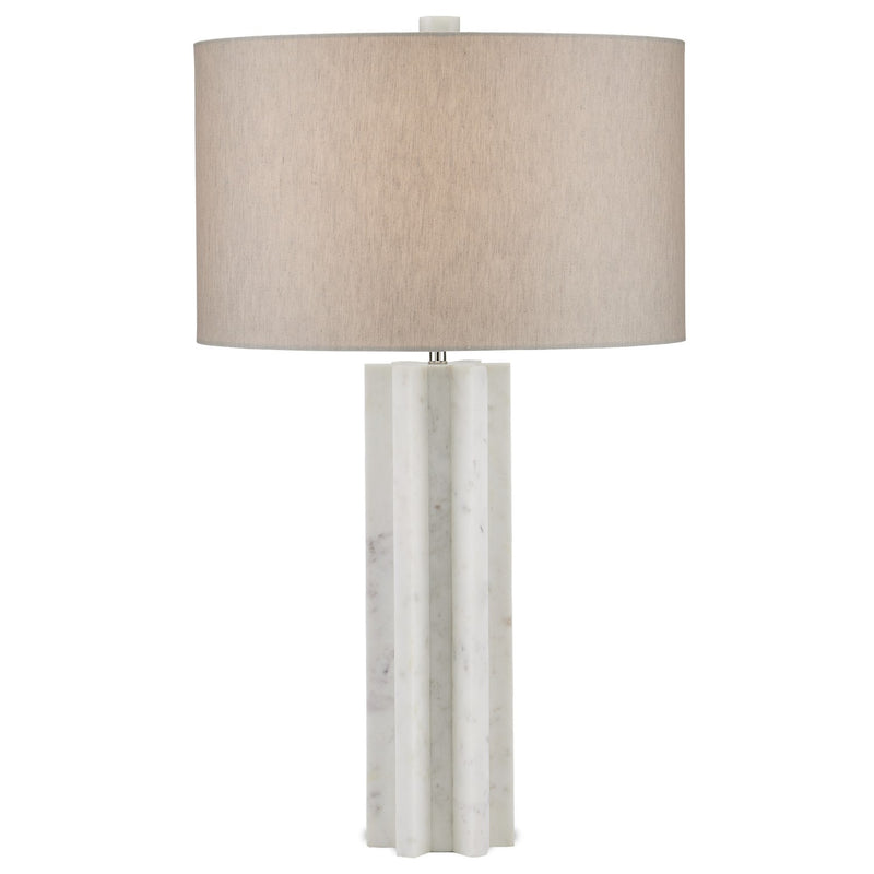 Currey and Company - 6000-0893 - One Light Table Lamp - Mercurius - White