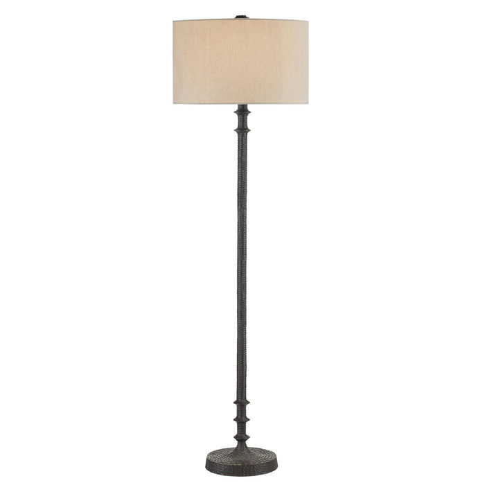 Currey and Company One Light Floor Lamp from the Gallo collection in Bronze finish