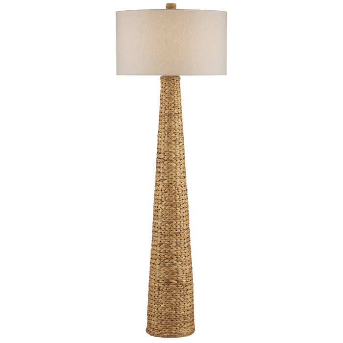 Currey and Company One Light Floor Lamp from the Birdsong collection in Natural finish
