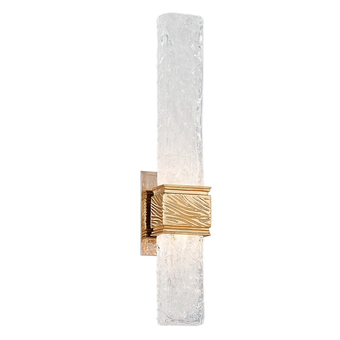 Corbett Lighting LED Wall Sconce from the Freeze collection in Gold Leaf finish