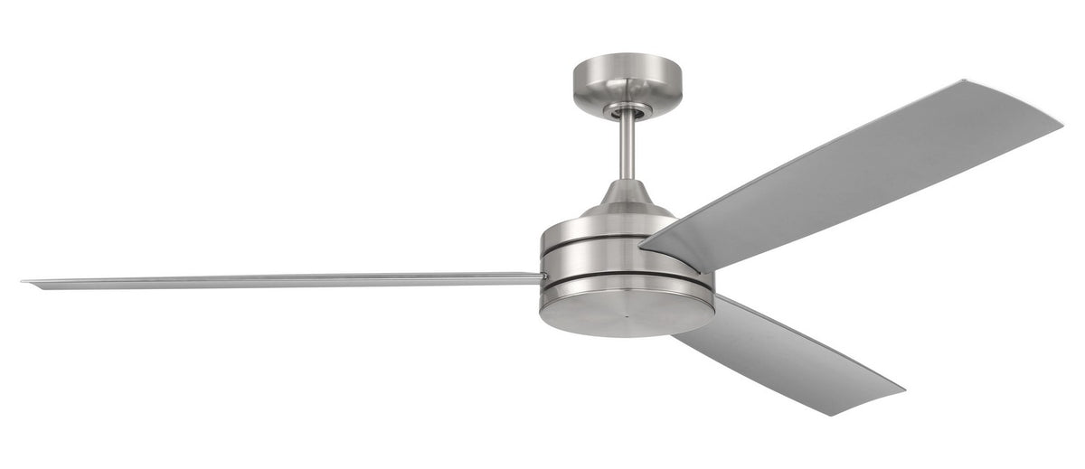 Craftmade - INS62BNK3 - 62" Ceiling Fan - Inspo 62 - Brushed Polished Nickel