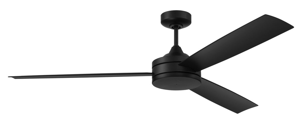 Craftmade - INS62FB3 - 62" Ceiling Fan - Inspo 62 Indoor/Outdoor - Flat Black