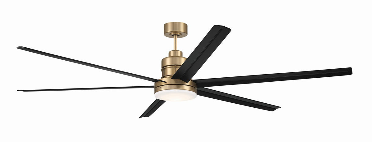Craftmade - MND72SBFB6 - 72" Ceiling Fan - Mondo 72 - Satin Brass
