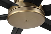 Craftmade - MND72SBFB6 - 72" Ceiling Fan - Mondo 72 - Satin Brass