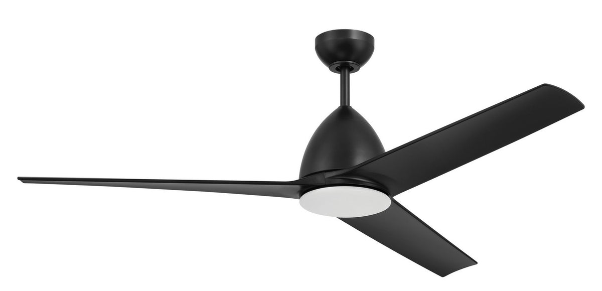 Craftmade - NTO54FB3 - 54" Ceiling Fan - Nitro - Flat Black