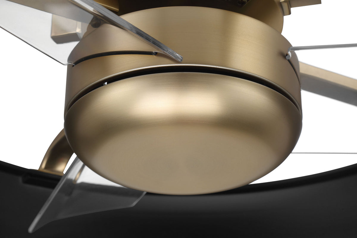 Craftmade - TYL24FBSB3-NWF - 20" Ceiling Fan - Taylor 18" Fandelier no Wifi - Flat Black/Satin Brass