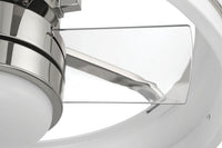 Craftmade - TYL24WPLN3-NWF - 20" Ceiling Fan - Taylor 18" Fandelier no Wifi - White/Polished Nickel