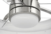 Craftmade - TYL24WPLN3-NWF - 20" Ceiling Fan - Taylor 18" Fandelier no Wifi - White/Polished Nickel