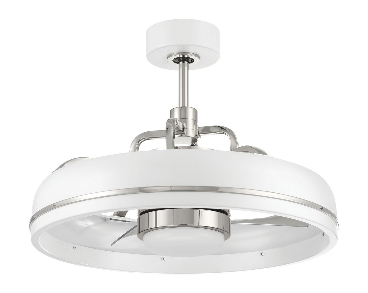 Craftmade - TYL24WPLN3 - 20"Ceiling Fan - Taylor - White/Polished Nickel